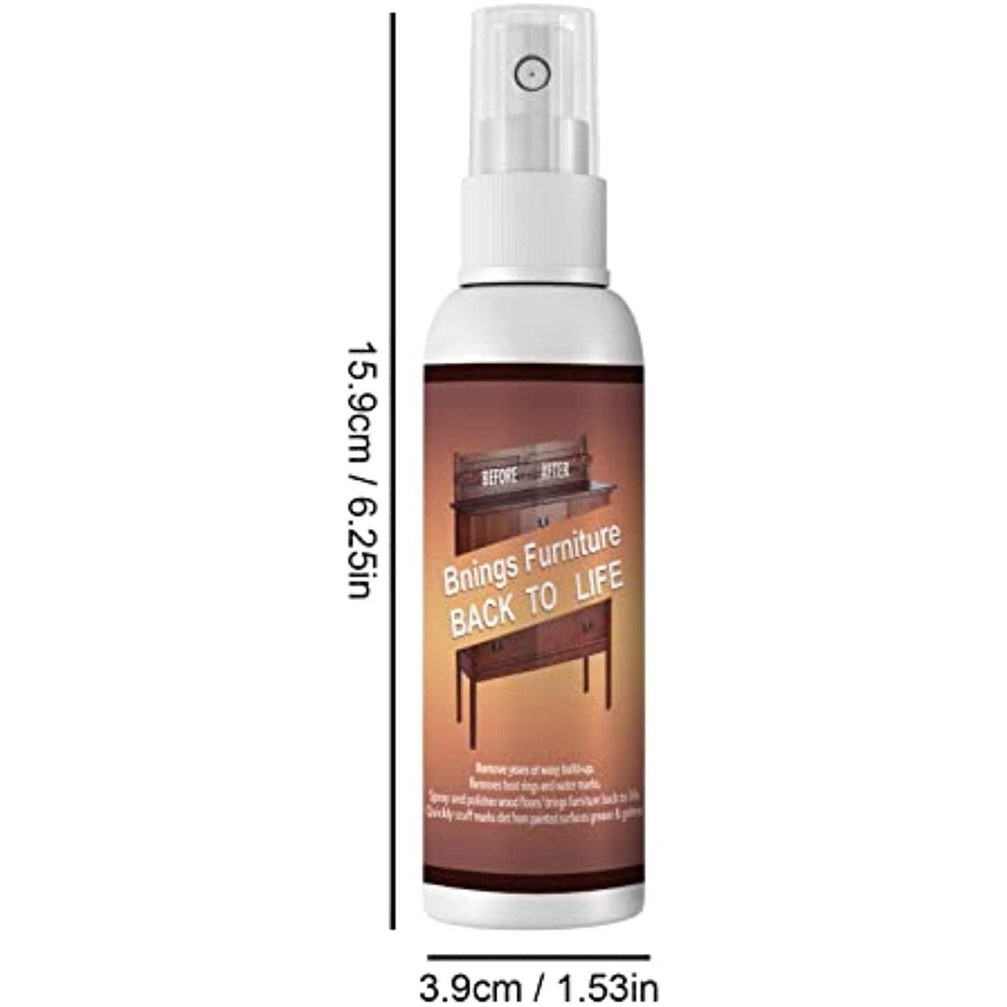 250ML New Scratch Repair Polish, Natural Shine Furniture Repair Tool, Wood Cleaner