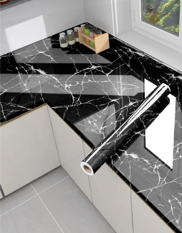 Waterproof Marble Sheets, Self Adhesive PVC Sheet Rolls